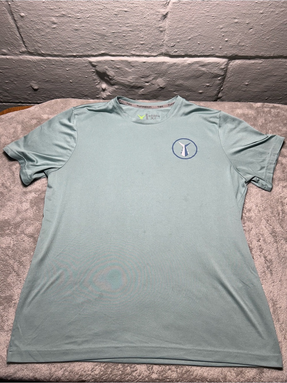 Tunaskin Echo Performance Shirt Mens XL Short Sleeve Green Fishing REPREVE UPF